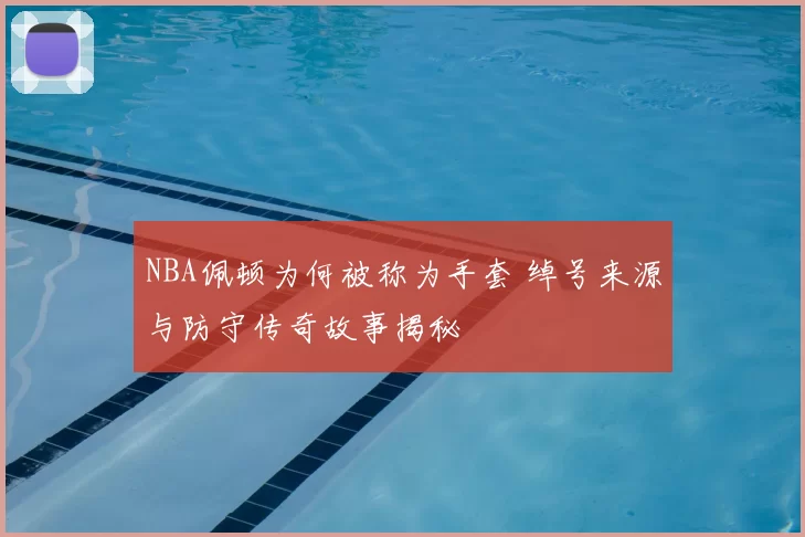 NBA佩顿为何被称为手套 绰号来源与防守传奇故事揭秘